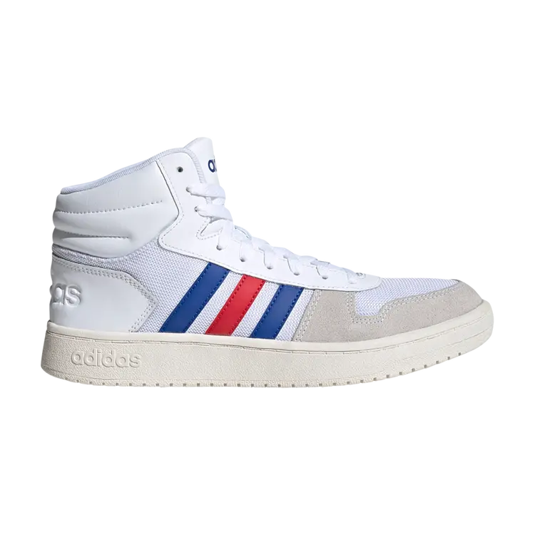 Кроссовки Adidas Hoops 2.0 Mid, белый
Кроссовки Adidas Hoops 2.0 Mid, белый