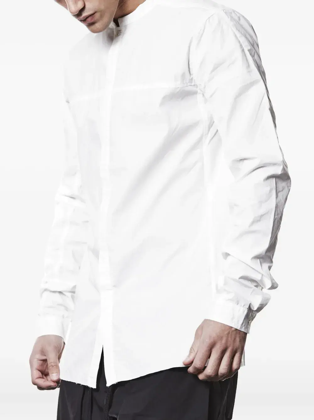 Рубашка с длинными рукавами и воротником-стойкой Thom Krom, белый
Рубашка с длинными рукавами и воротником-стойкой Thom Krom, белый