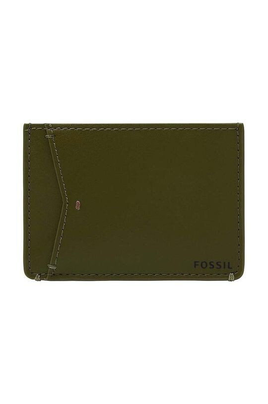 Футляр для карточек Fossil, зеленый 
Футляр для карточек Fossil, зеленый