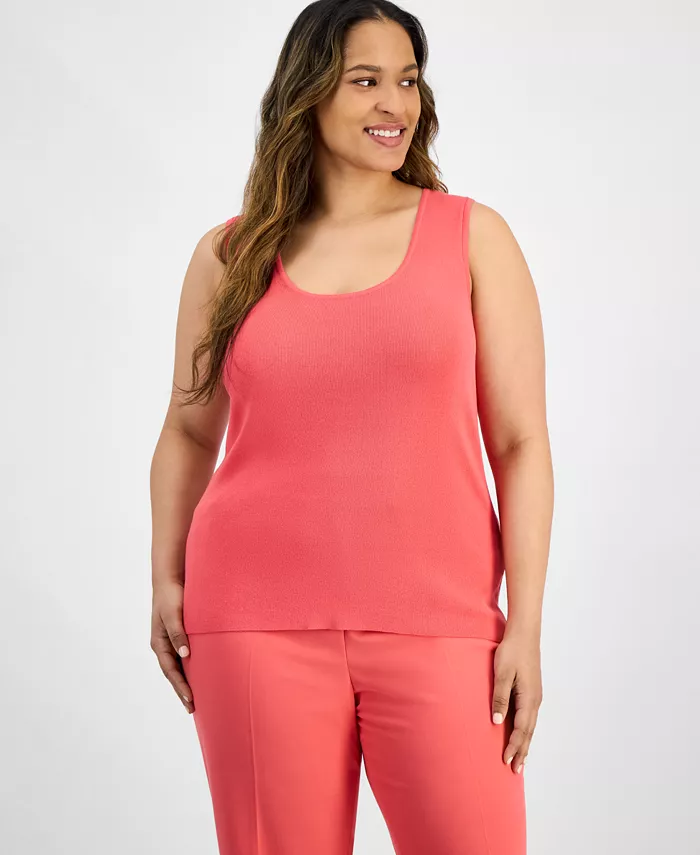 Майка больших размеров с U-образным вырезом Tahari ASL, мультиколор
Майка больших размеров с U-образным вырезом Tahari ASL, мультиколор