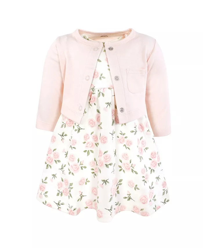 Комплект для девочек Hudson из хлопка: платье и кардиган, нежно-розовый цвет Sage Rose Hudson Baby
Комплект для девочек Hudson из хлопка: платье и кардиган, нежно-розовый цвет Sage Rose Hudson Baby