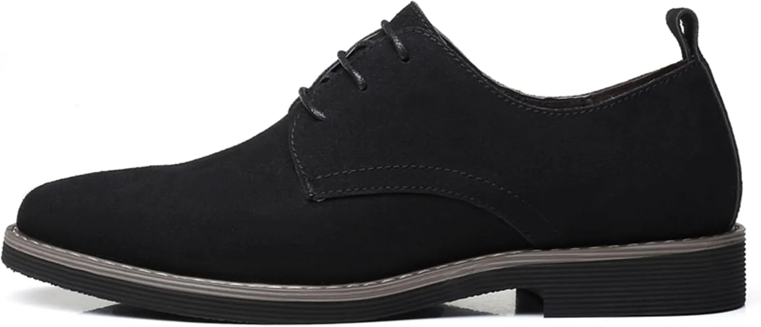 Мужские оксфорды Классические туфли из искусственной замши на шнуровке Свадебные туфли Удобные деловые и повседневные туфли для мужчин NIGXWNS, черный
Мужские оксфорды Классические туфли из искусственной замши на шнуровке Свадебные туфли Удобные деловые и повседневные туфли для мужчин NIGXWNS, черный