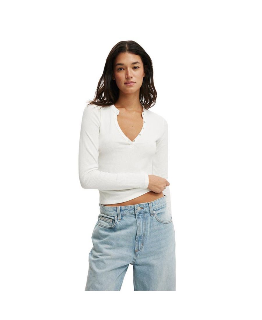 Женская футболка-поло Ryan Henley с длинным рукавом COTTON ON, Vintage white
Женская футболка-поло Ryan Henley с длинным рукавом COTTON ON, Vintage white