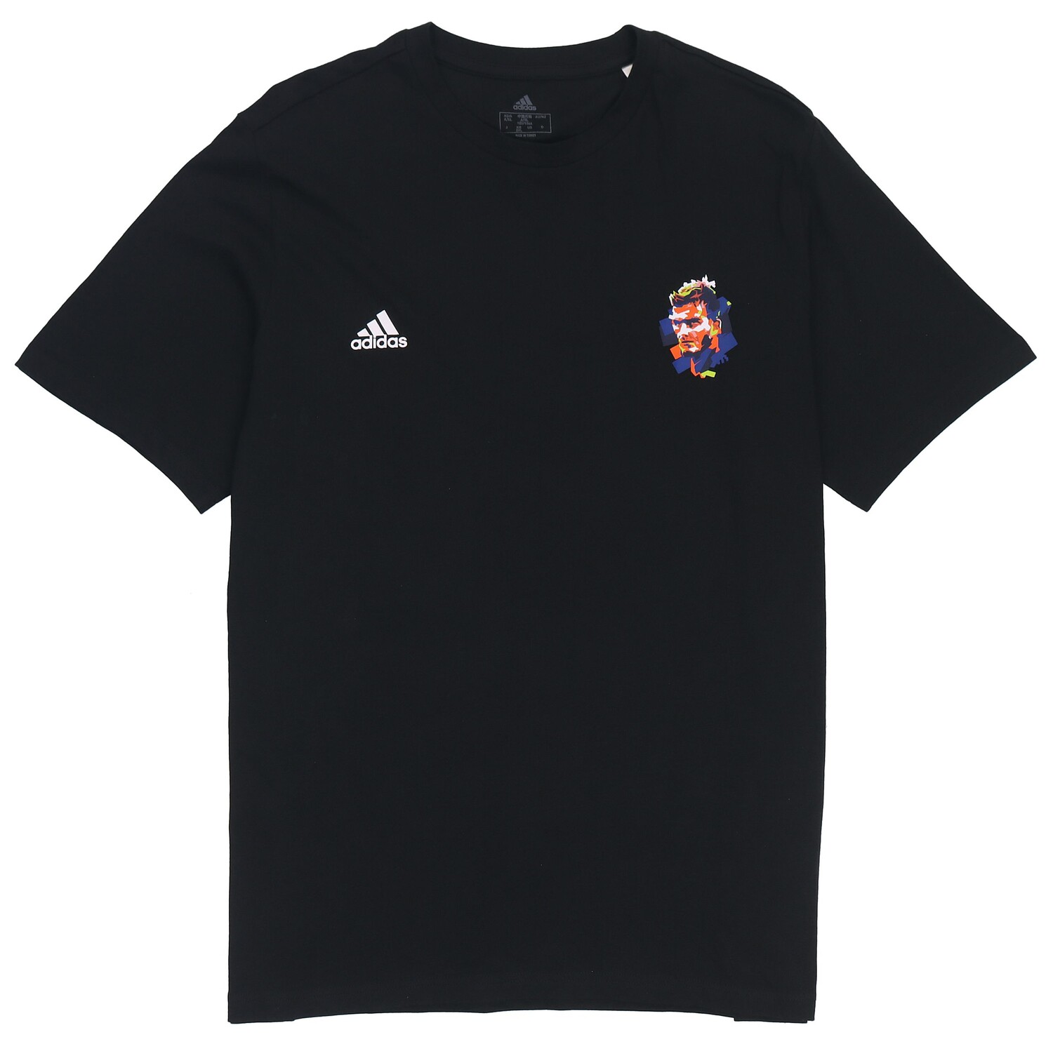 Футболка мужская черная Adidas, черный 
Футболка мужская черная Adidas, черный