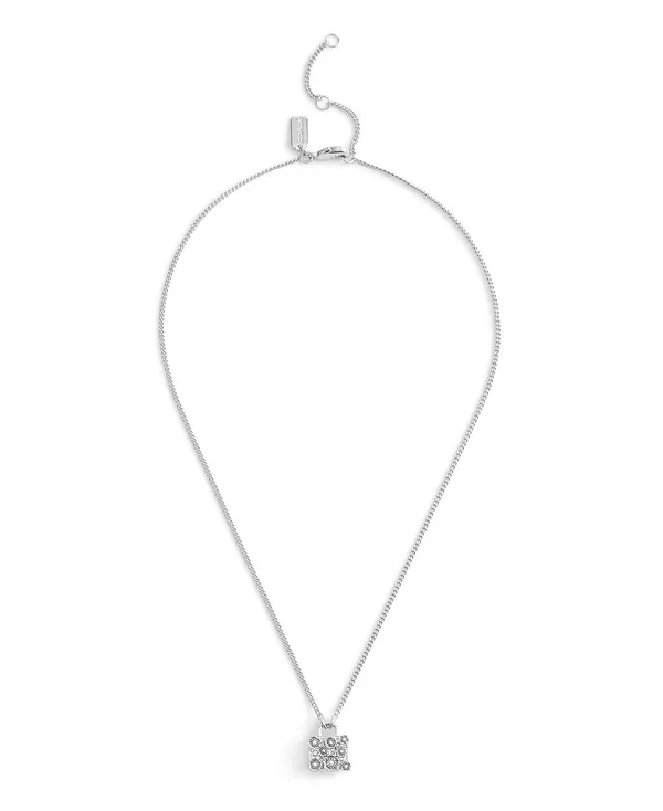 Ожерелье с подвеской в виде чайной розы из искусственного жемчуга Coach, rhodium
Ожерелье с подвеской в виде чайной розы из искусственного жемчуга Coach, rhodium