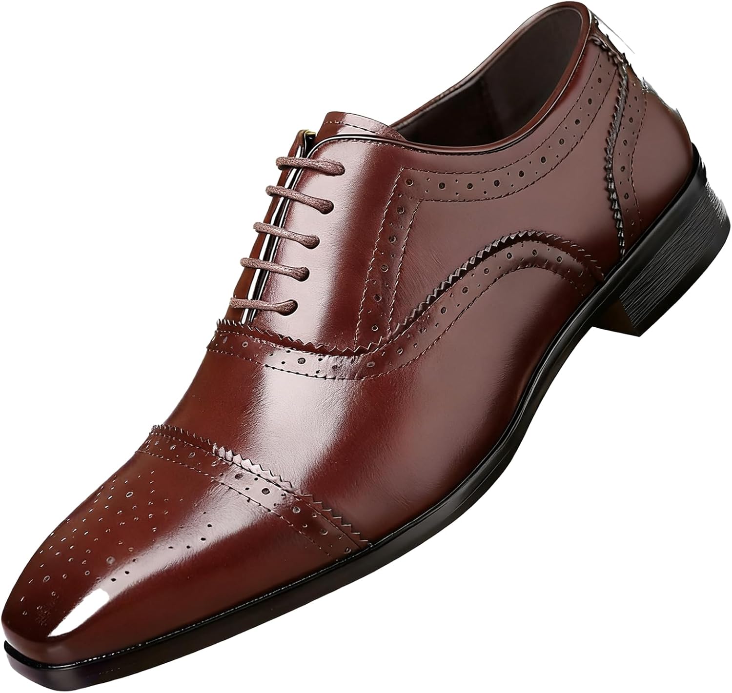 Мужские кожаные оксфорды с закрытой шнуровкой, носок с перфорацией, удобный низкий каблук, классические деловые и свадебные туфли, модные оксфорды и дерби Qijozxn, красный
Мужские кожаные оксфорды с закрытой шнуровкой, носок с перфорацией, удобный низкий каблук, классические деловые и свадебные туфли, модные оксфорды и дерби Qijozxn, красный