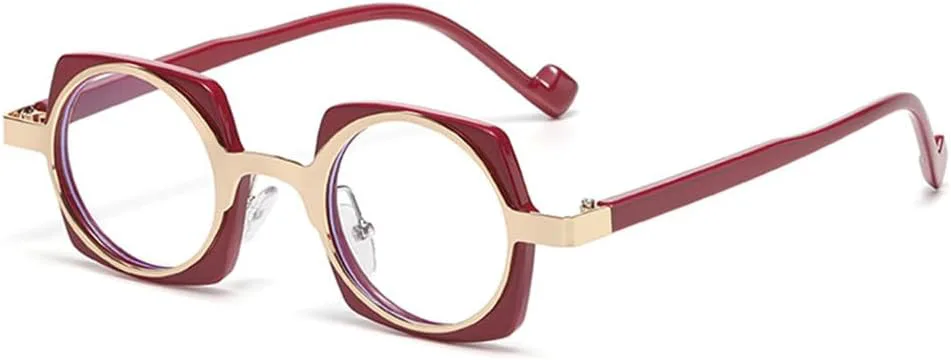 Модные солнцезащитные очки для женщин в стиле ретро, конфетные цвета, прозрачные линзы с защитой от синего света, мужская оправа KTUCN, Golden Wine Red
Модные солнцезащитные очки для женщин в стиле ретро, конфетные цвета, прозрачные линзы с защитой от синего света, мужская оправа KTUCN, Golden Wine Red