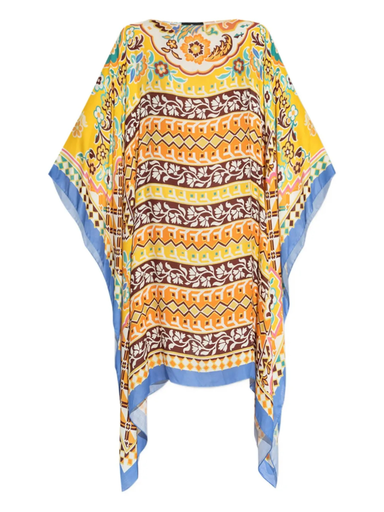 Пляжное платье ETRO с цветочным принтом, желтый