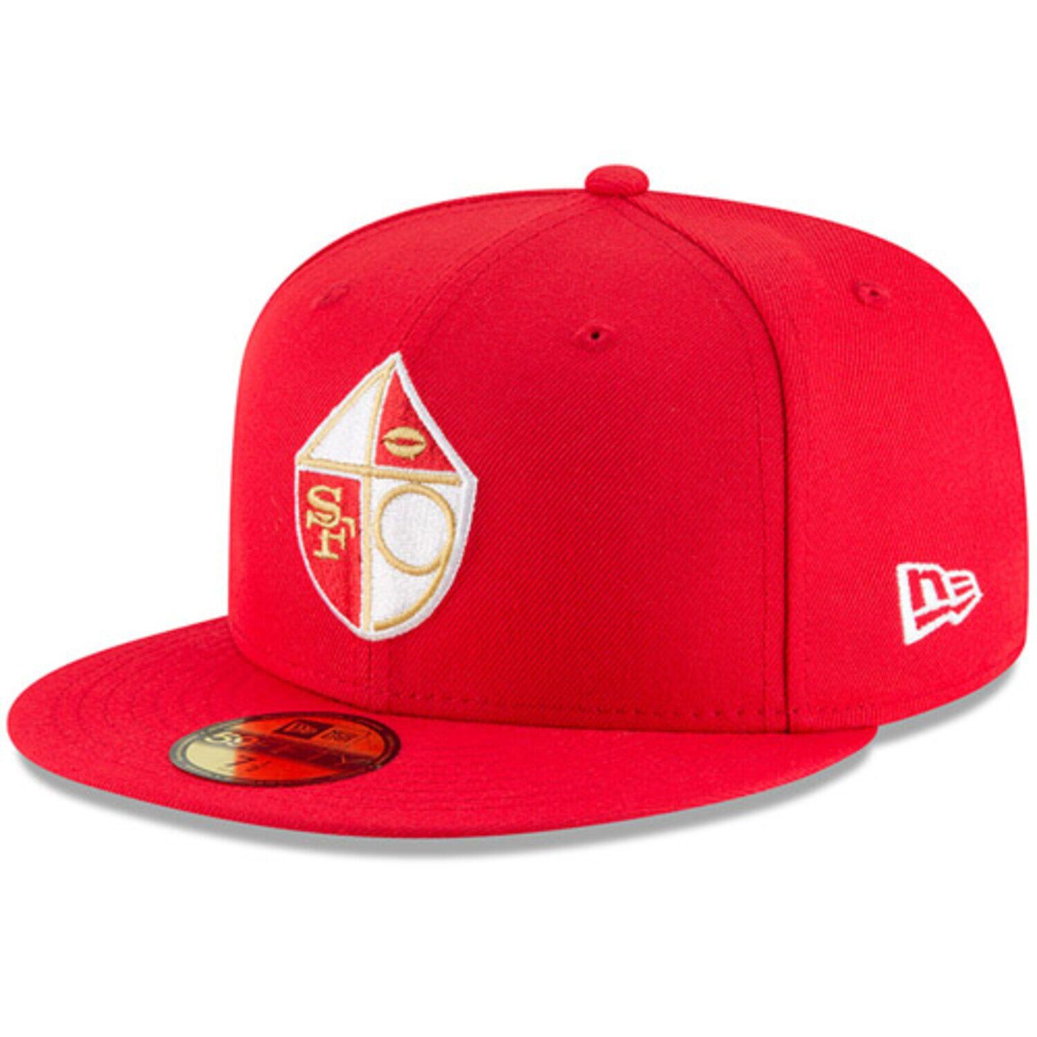 Мужская приталенная шляпа New Era Scarlet San Francisco 49ers Omaha Throwback 59FIFTY
Мужская приталенная шляпа New Era Scarlet San Francisco 49ers Omaha Throwback 59FIFTY