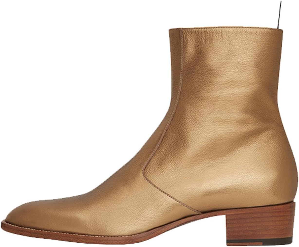 Мужские классические ботильоны-челси Santimon - из натуральной кожи, с боковой молнией, низким блочным каблуком и мягкой стелькой, идеально подходят для вечеринок, банкетов, свадеб и вечерних выходов, золотой
Мужские классические ботильоны-челси Santimon - из натуральной кожи, с боковой молнией, низким блочным каблуком и мягкой стелькой, идеально подходят для вечеринок, банкетов, свадеб и вечерних выходов, золотой