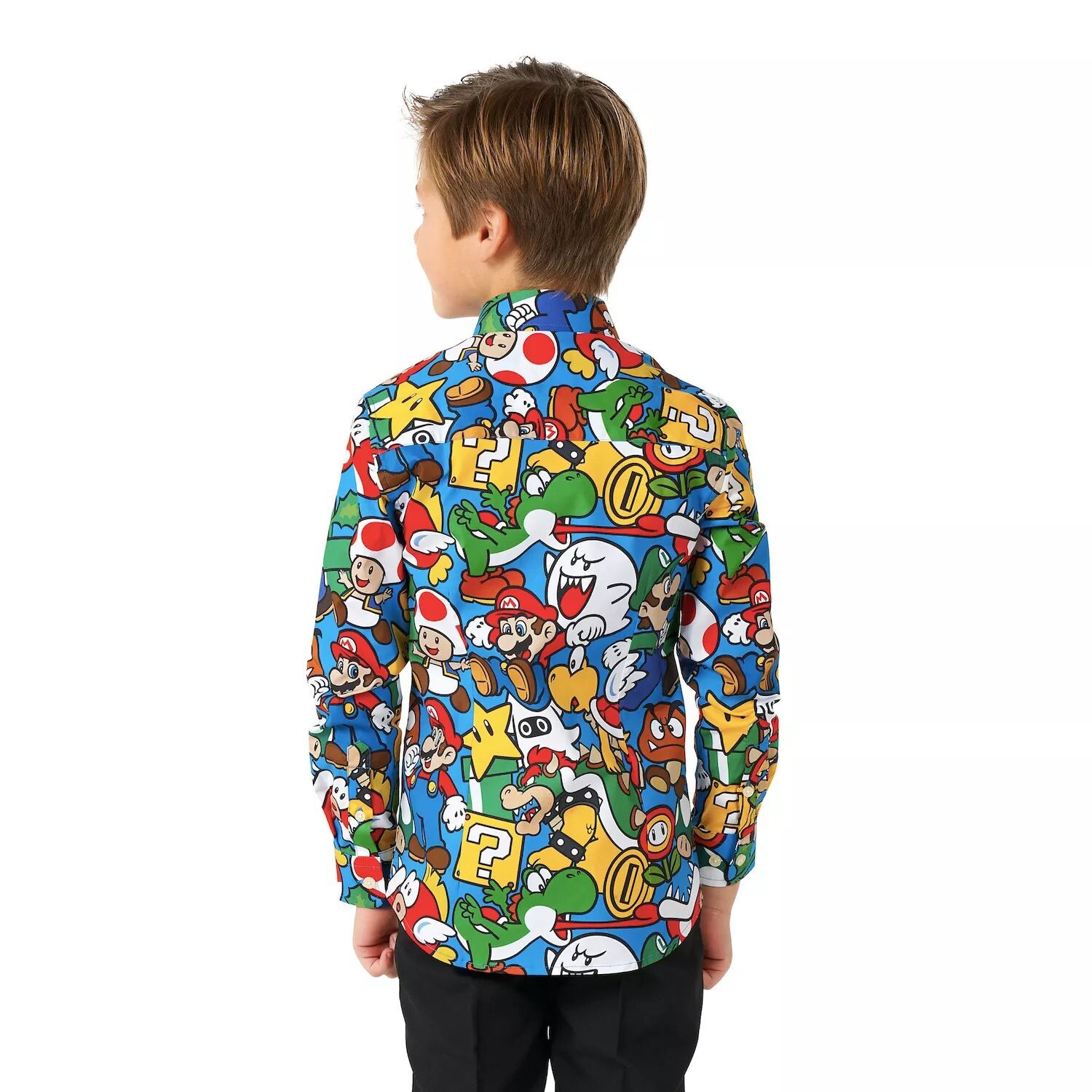 Классическая рубашка на пуговицах OppoSuits Nintendo Super Mario для мальчиков 2–8 лет OppoSuits 
Классическая рубашка на пуговицах OppoSuits Nintendo Super Mario для мальчиков 2–8 лет OppoSuits
