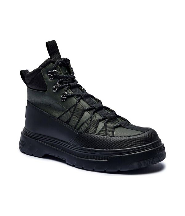 Ботинки мужские Hugo кожаные треккинговые, черный
Ботинки мужские Hugo кожаные треккинговые, черный