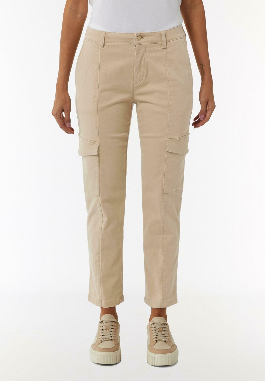 Брюки карго comma casual identity, бежевый 
Брюки карго comma casual identity, бежевый