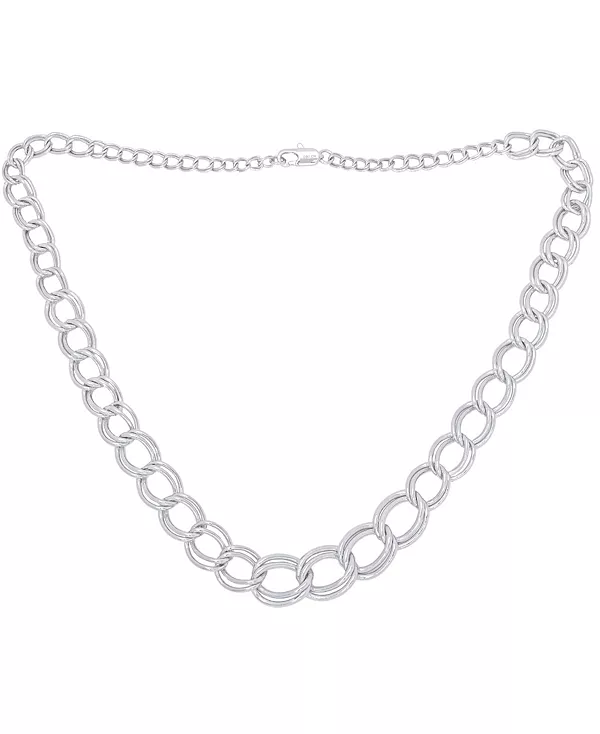 Цепное ожерелье с градуированными бриллиантами Macy'S, silver
Цепное ожерелье с градуированными бриллиантами Macy'S, silver