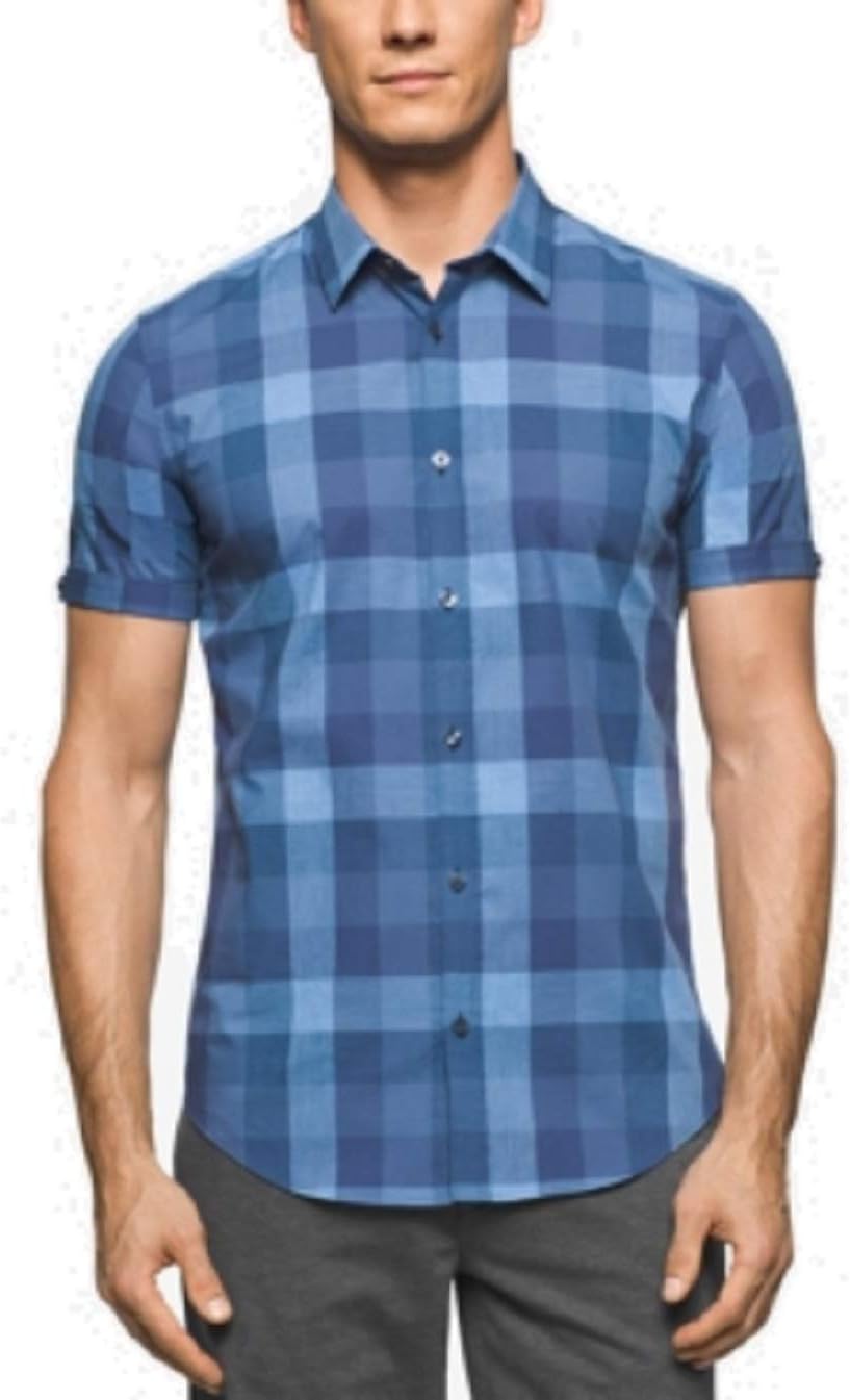 Мужская рубашка Calvin Klein YD Heather Buffa с коротким рукавом, Majestic Navy
Мужская рубашка Calvin Klein YD Heather Buffa с коротким рукавом, Majestic Navy