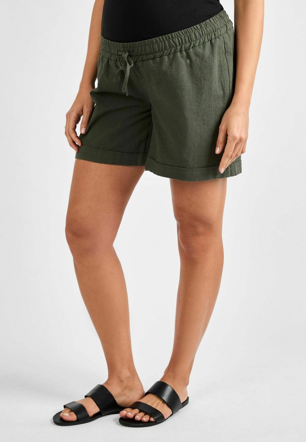 Шорты MATERNITY FIT JoJo Maman Bébé, зеленый 
Шорты MATERNITY FIT JoJo Maman Bébé, зеленый