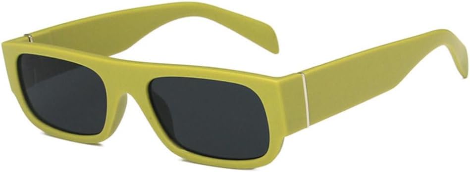 Женские солнцезащитные очки в стиле ретро, маленькие прямоугольные, модные, цвета шампанского, фиолетовые, с защитой от УФ-излучения UV400, трендовые мужские солнцезащитные очки TYUVIVO, Matte Green Gray
Женские солнцезащитные очки в стиле ретро, маленькие прямоугольные, модные, цвета шампанского, фиолетовые, с защитой от УФ-излучения UV400, трендовые мужские солнцезащитные очки TYUVIVO, Matte Green Gray