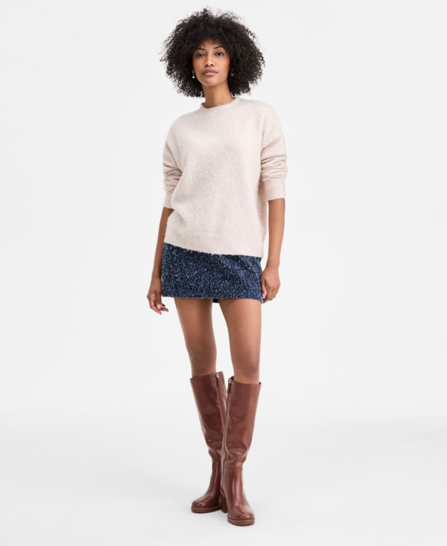 Женский свитер свободного кроя с круглым вырезом из ворсистой ткани, эксклюзивно представлен в Macy's On 34th, Pale Cedar
Женский свитер свободного кроя с круглым вырезом из ворсистой ткани, эксклюзивно представлен в Macy's On 34th, Pale Cedar