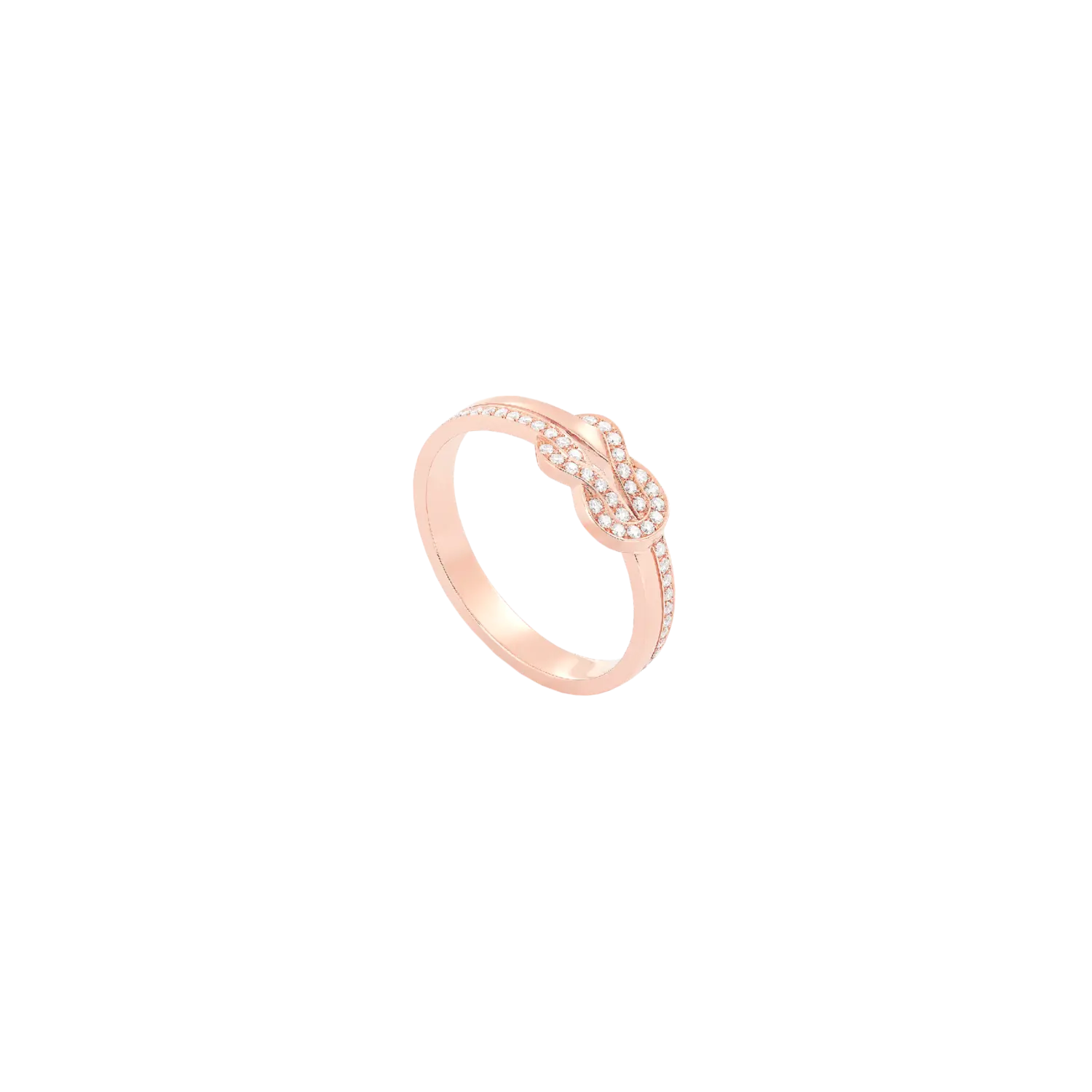 Кольцо chance infinie из 18-каратного розового золота с бриллиантами Fred