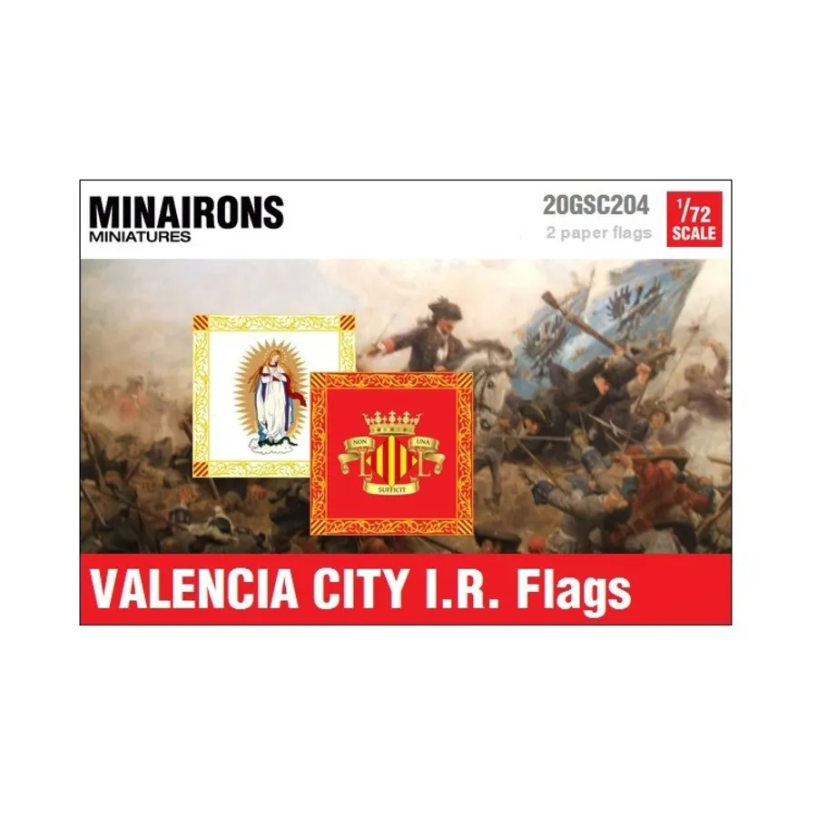 Флаги Валенсии, War of Spanish Succession - Decals & Flags (1:72)
Флаги Валенсии, War of Spanish Succession - Decals & Flags (1:72)
