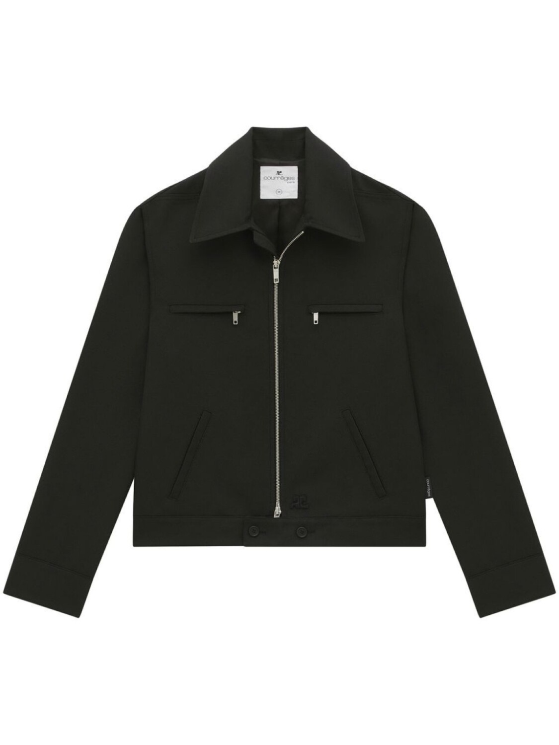 Courrèges куртка-рубашка на молнии, черный
Courrèges куртка-рубашка на молнии, черный