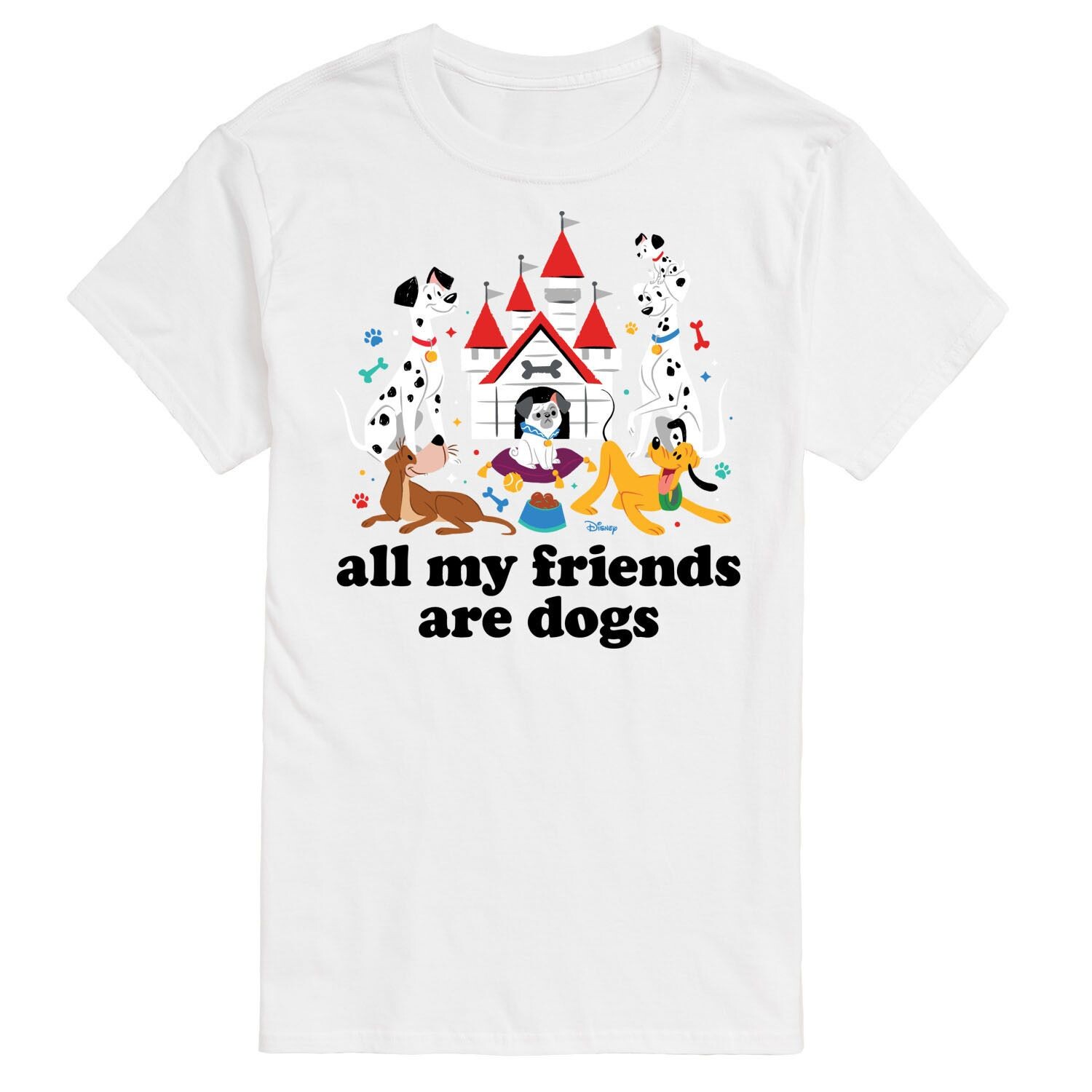 Футболка с рисунком Disney's Cats & Dogs Big & Tall Friends Are Dogs License, белый
Футболка с рисунком Disney's Cats & Dogs Big & Tall Friends Are Dogs License, белый