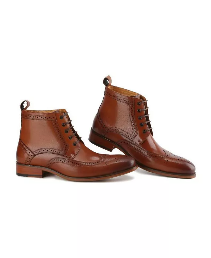 Мужские ручной работы брогированные кожаные шнурованные ботинки Gino Vitale, коричневый
Мужские ручной работы брогированные кожаные шнурованные ботинки Gino Vitale, коричневый