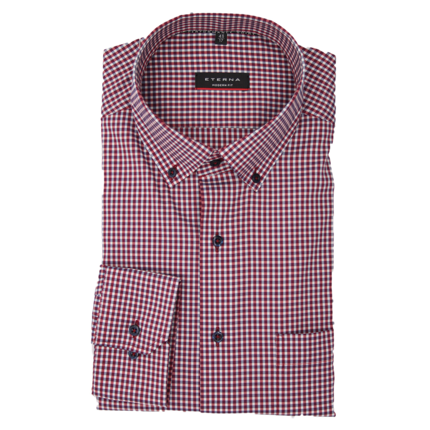 Рубашка Eterna Karo, цвет Rot blau kariert
Рубашка Eterna Karo, цвет Rot blau kariert
