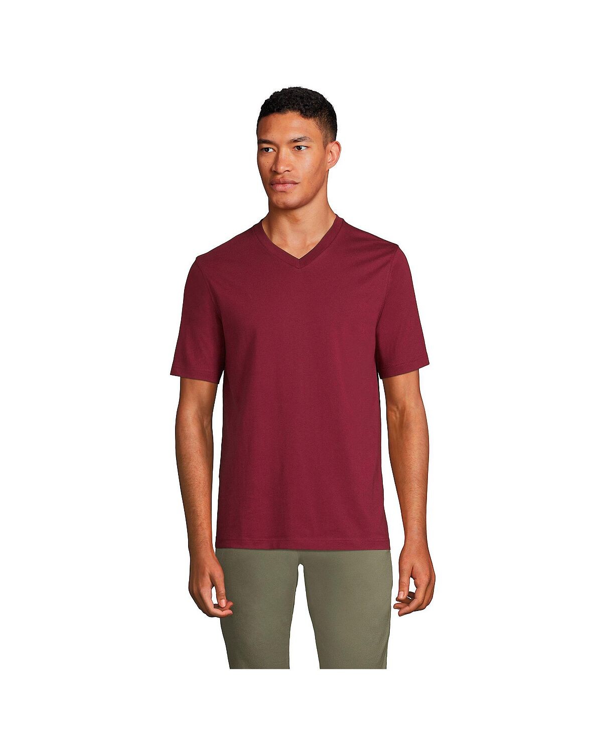 Мужская футболка Super-T с короткими рукавами и v-образным вырезом Lands' End
Мужская футболка Super-T с короткими рукавами и v-образным вырезом Lands' End