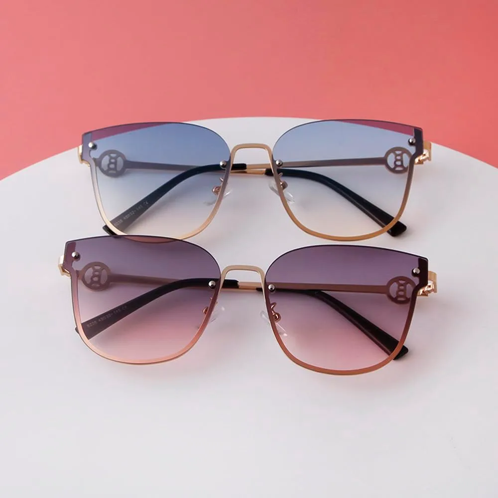 Женские солнцезащитные очки в металлической оправе, коричневые, полуободковые, с защитой от УФ-излучения UV400, антибликовые, роскошные generic, C4 Blue Brown
Женские солнцезащитные очки в металлической оправе, коричневые, полуободковые, с защитой от УФ-излучения UV400, антибликовые, роскошные generic, C4 Blue Brown