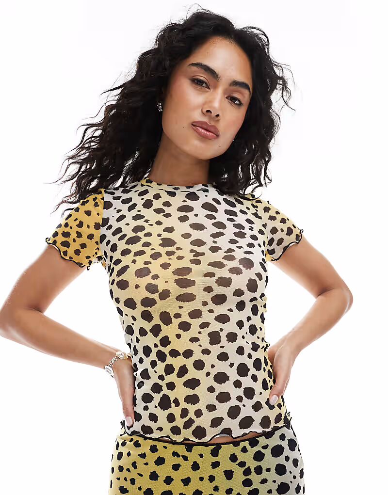 Футболка JJXX сетчатая, с принтом далматинца
Футболка JJXX сетчатая, с принтом далматинца