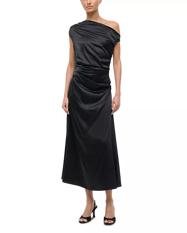 Шелковое макси-платье Phare Staud, черный
Шелковое макси-платье Phare Staud, черный