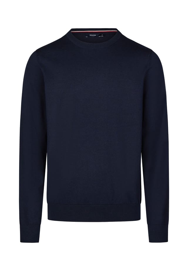 Свитер трикотажный с круглым вырезом Hechter Paris, синий
Свитер трикотажный с круглым вырезом Hechter Paris, синий