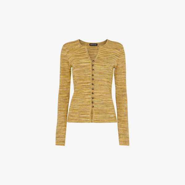 Кардиган Spacedye с V-образным вырезом Whistles, мультиколор
Кардиган Spacedye с V-образным вырезом Whistles, мультиколор