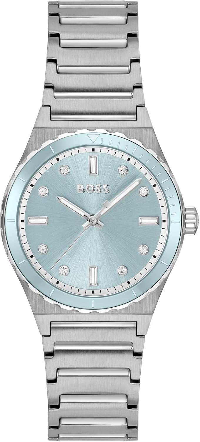Женские спортивные часы BOSS Candor - дизайн с тремя стрелками, вдохновленный дайвингом, хрустальные метки, кварцевый механизм, спортивная элегантность на любой случай - подарок для нее
Женские спортивные часы BOSS Candor - дизайн с тремя стрелками, вдохновленный дайвингом, хрустальные метки, кварцевый механизм, спортивная элегантность на любой случай - подарок для нее