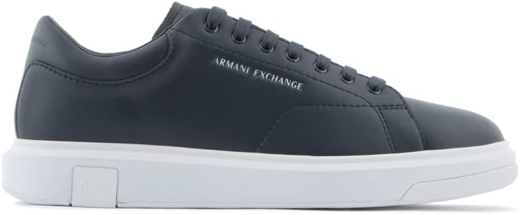 Мужские кожаные кроссовки Armani Exchange с толстой подошвой, темно-синий
Мужские кожаные кроссовки Armani Exchange с толстой подошвой, темно-синий