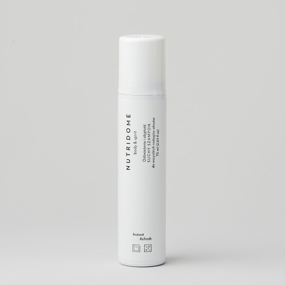 Nutridome, Шампунь-спрей для сухих волос, универсальный освежающий, 75 мл
Nutridome, Шампунь-спрей для сухих волос, универсальный освежающий, 75 мл