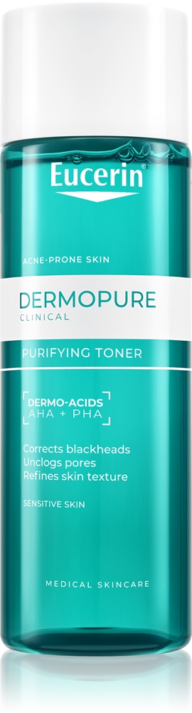 Очищающий тоник Dermopure Clinical для проблемной кожи, склонной к акне Eucerin, 200 мл
Очищающий тоник Dermopure Clinical для проблемной кожи, склонной к акне Eucerin, 200 мл