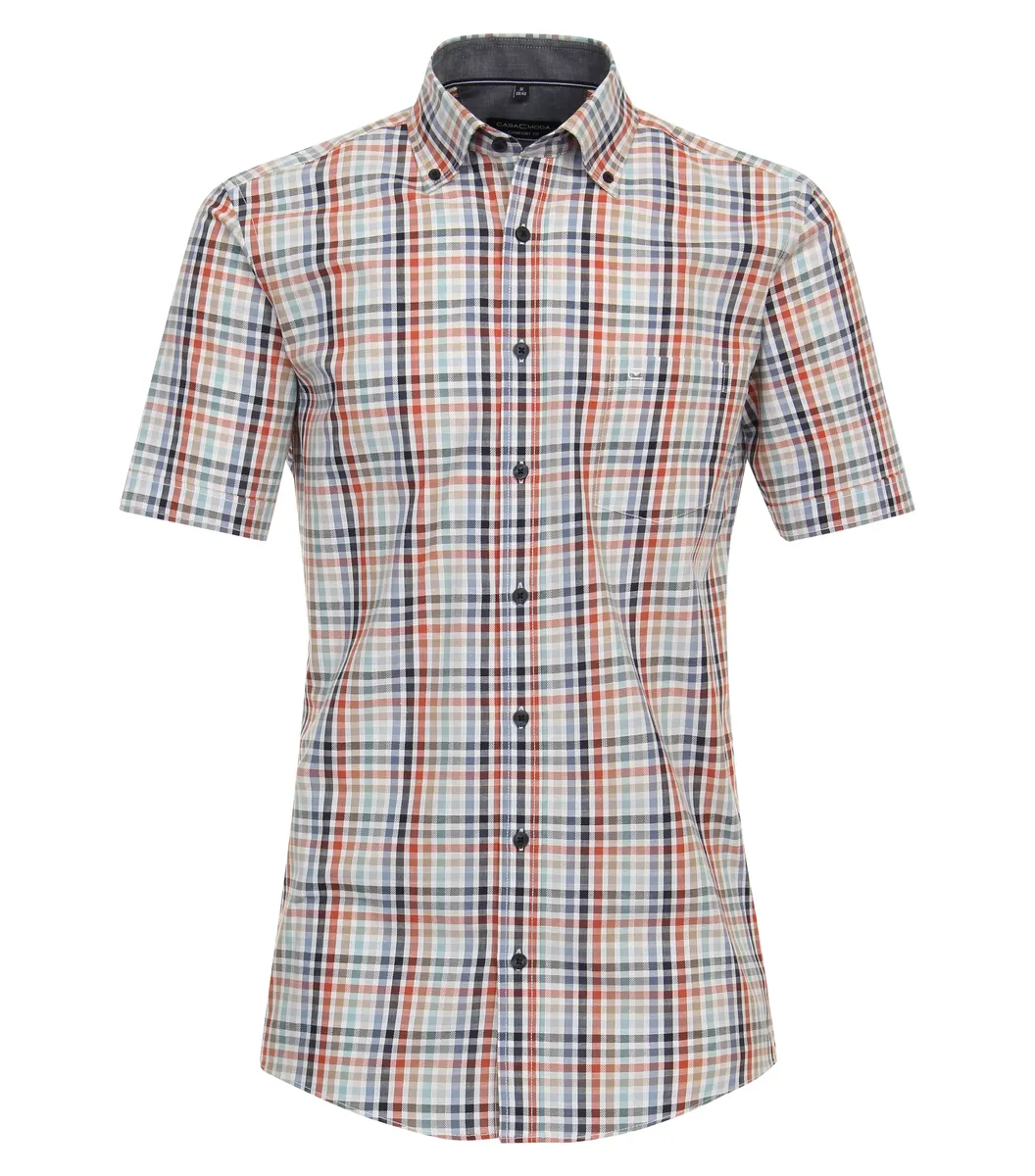 Рубашка CASAMODA с короткими рукавами "Повседневная рубашка CASAMODA с короткими рукавами в клетку ", синий
Рубашка CASAMODA с короткими рукавами "Повседневная рубашка CASAMODA с короткими рукавами в клетку ", синий