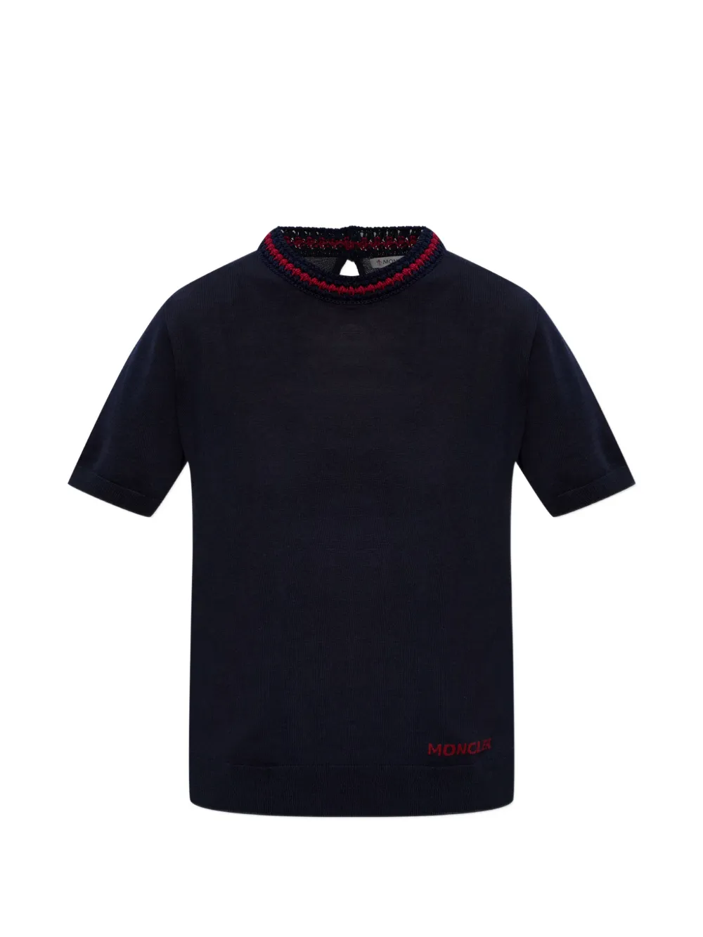 Трикотажная футболка с короткими рукавами Moncler, синий
Трикотажная футболка с короткими рукавами Moncler, синий