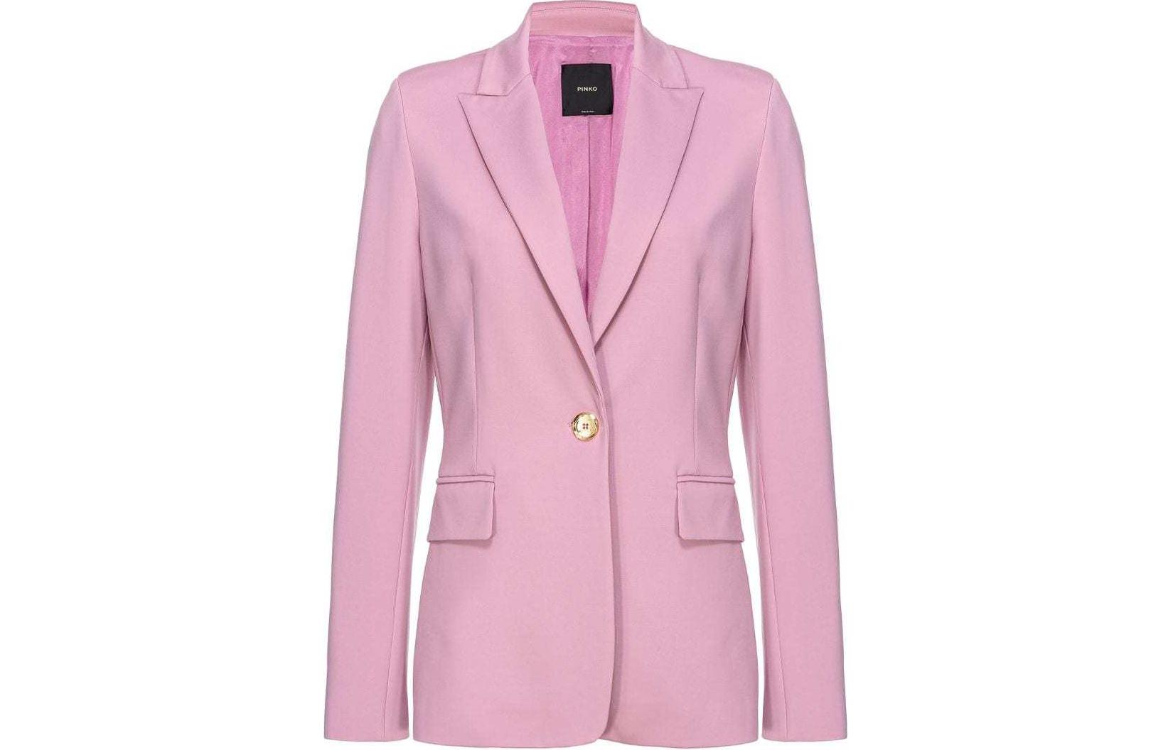 Сигнум Однобортный Приталенный Блейзер PINKO, Розовый Розовый
Сигнум Однобортный Приталенный Блейзер PINKO, Розовый Розовый