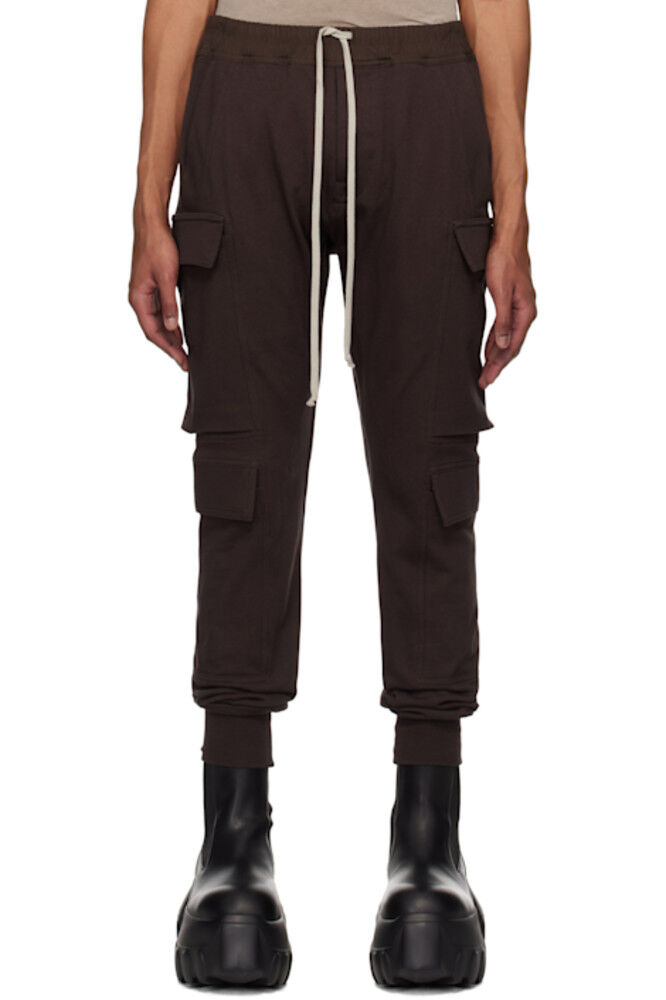 Коричневые брюки Hollywood Mastodon Megacargo Rick Owens 
Коричневые брюки Hollywood Mastodon Megacargo Rick Owens