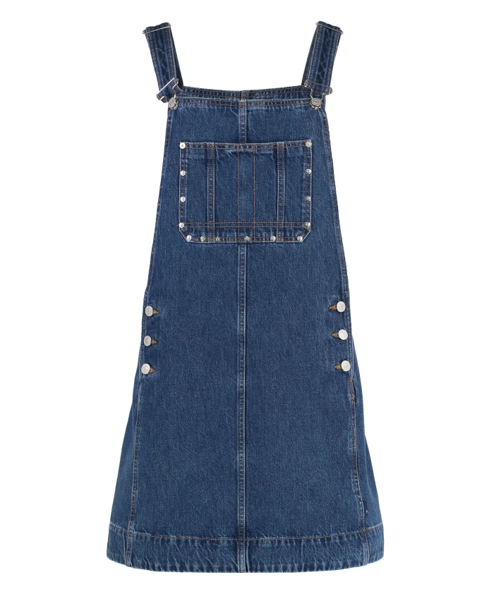 Джинсовое платье с передним карманом 7 For All Mankind, синий
Джинсовое платье с передним карманом 7 For All Mankind, синий