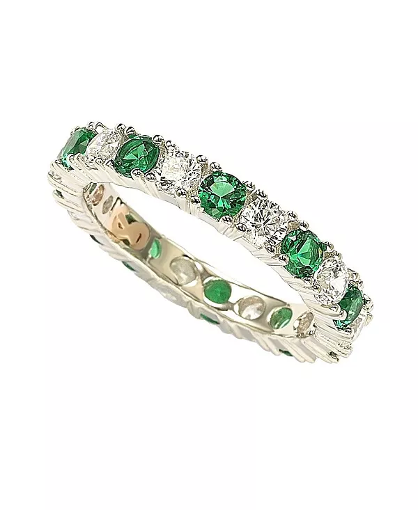 Кольцо Suzy Levian из стерлингового серебра с чередующимися камнями и кубическим цирконием Suzy Levian New York, green
Кольцо Suzy Levian из стерлингового серебра с чередующимися камнями и кубическим цирконием Suzy Levian New York, green