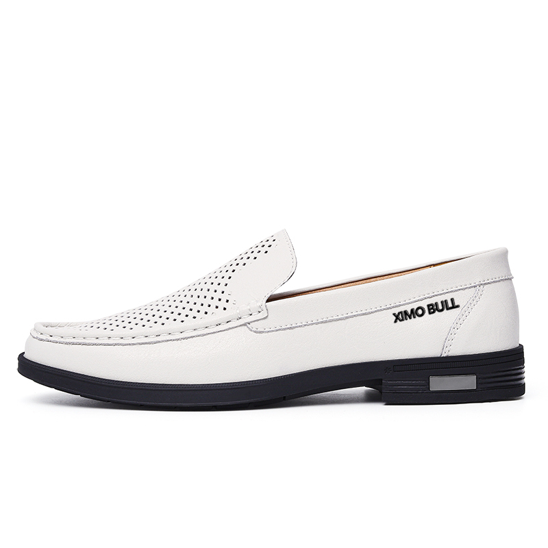 XIMO BULL Мужские повседневные кожаные туфли черно-белые с перфорацией, цвет White Cut-Out
XIMO BULL Мужские повседневные кожаные туфли черно-белые с перфорацией, цвет White Cut-Out