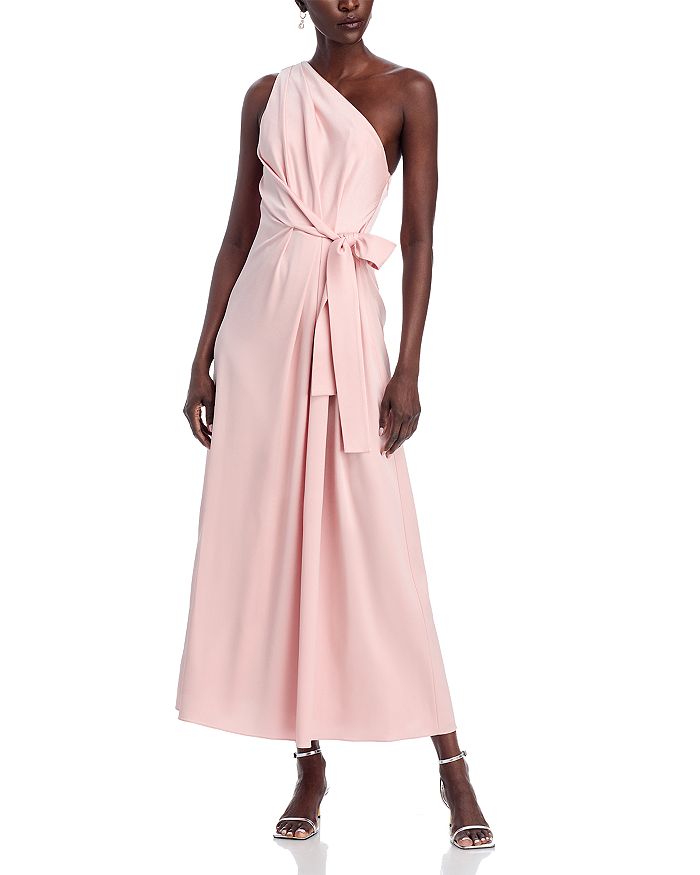 Платье Genna с завязкой на талии и асимметричным плечом Ungaro, розовый
Платье Genna с завязкой на талии и асимметричным плечом Ungaro, розовый
