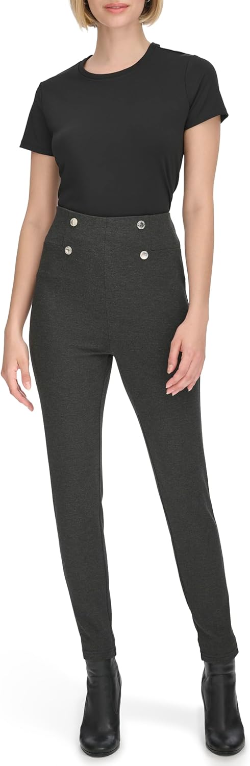 Женские брюки Calvin Klein с пуговицами, Heather Charcoal
Женские брюки Calvin Klein с пуговицами, Heather Charcoal