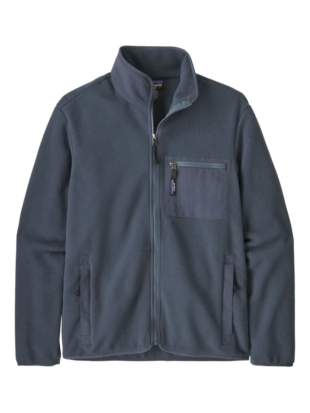 Свитер с карманом на молнии из коллаборации с Synchilla Patagonia, синий
Свитер с карманом на молнии из коллаборации с Synchilla Patagonia, синий