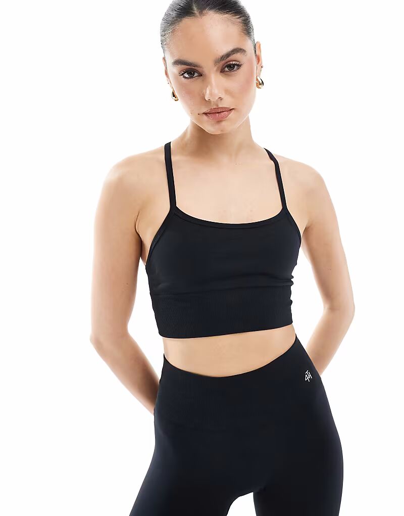 Бесшовный спортивный бюстгальтер-борцовка на бретельках черного цвета 4Th & Reckless
Бесшовный спортивный бюстгальтер-борцовка на бретельках черного цвета 4Th & Reckless