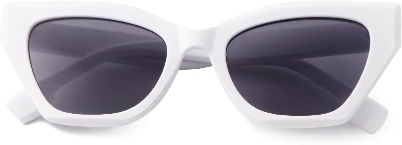 Солнцезащитные очки GIFIORE «Кошачий глаз» для женщин, модные винтажные солнцезащитные очки в оправе «Кошачий глаз», ретро-солнцезащитные очки, White Frame Grey Lens
Солнцезащитные очки GIFIORE «Кошачий глаз» для женщин, модные винтажные солнцезащитные очки в оправе «Кошачий глаз», ретро-солнцезащитные очки, White Frame Grey Lens